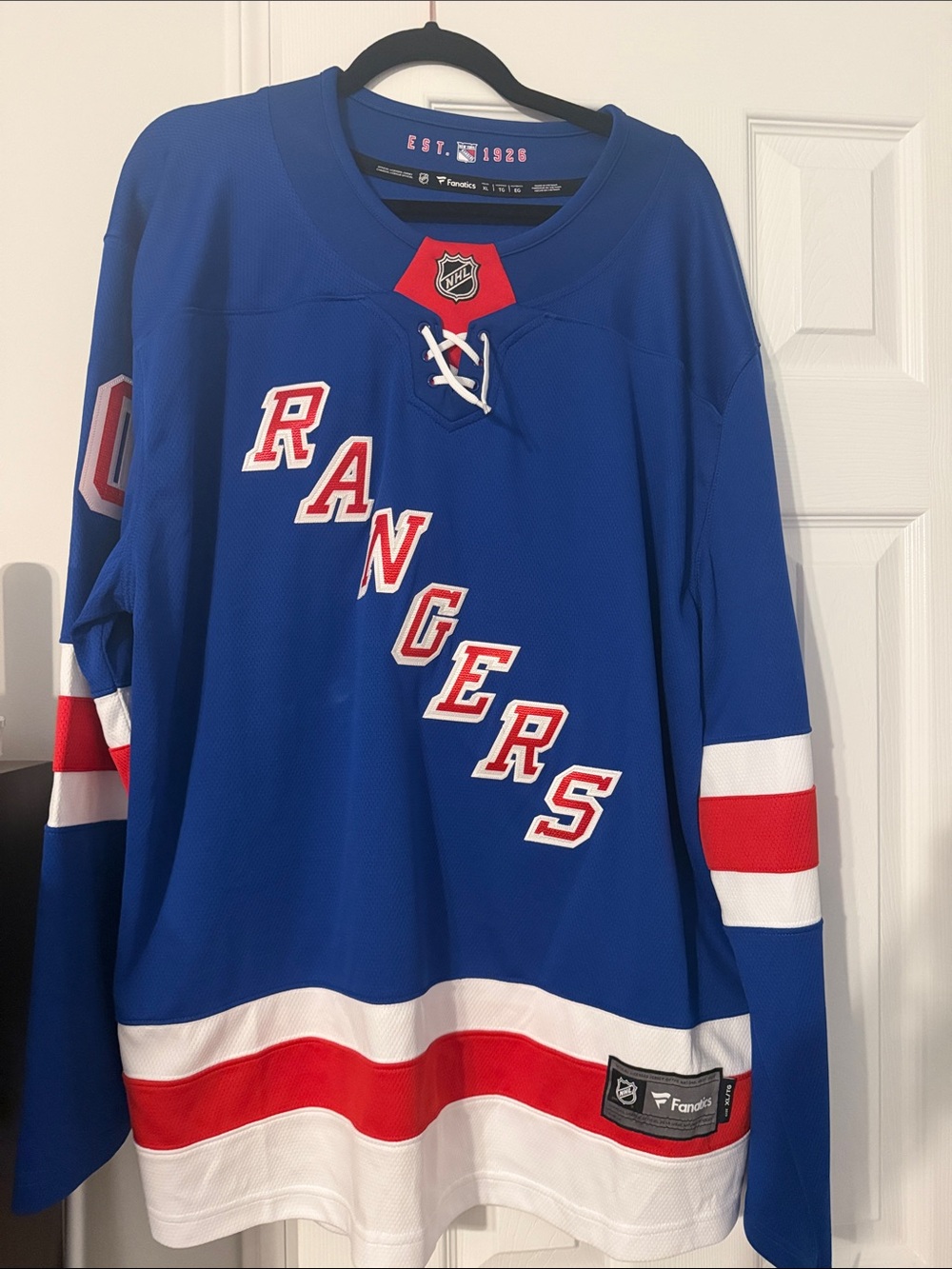 Rangers PANARIN Fanatics XL jersey new with tags